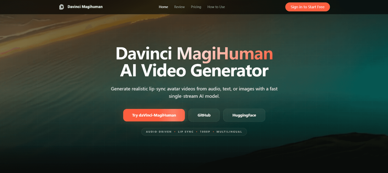 Davinci MagiHuman