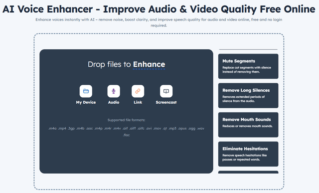 AI Voice Enhancer Free Image of AI Voice Enhancer Free