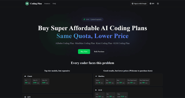 Coding Plan Image of Coding Plan