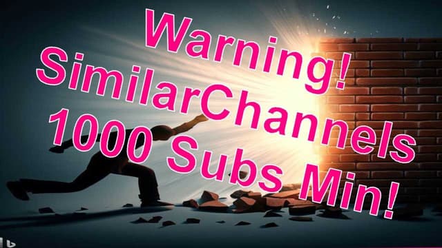 Finding Success - This Will Make A Huge Difference - Warning! SimilarChannels.com 1000 Subs Min Image of Finding Success - This Will Make A Huge Difference - Warning! SimilarChannels.com 1000 Subs Min