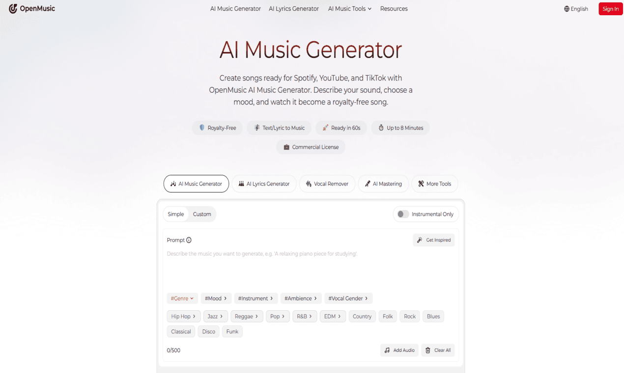 Image for OpenMusic AI