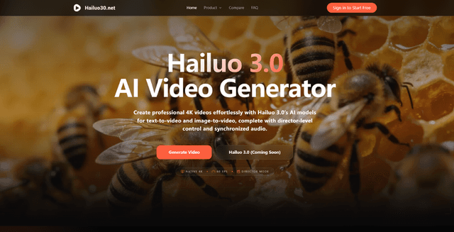 Hailuo 3 AI Video Generator Image of Hailuo 3 AI Video Generator