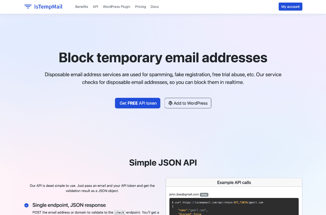 IsTempMail