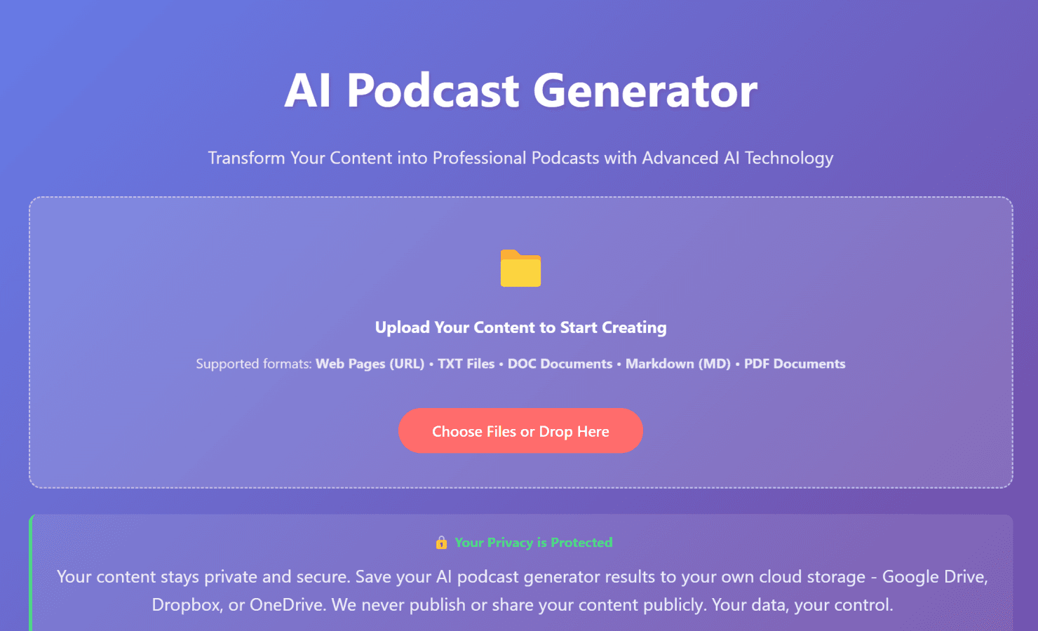 Image for AI Podcast Generator