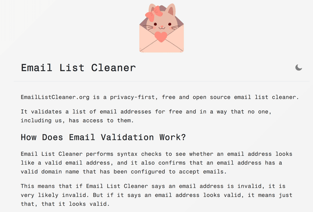 Email List Cleaner Image of Email List Cleaner