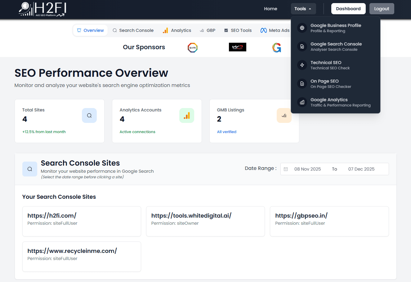 Image for H2Fi - SEO Audit Tool