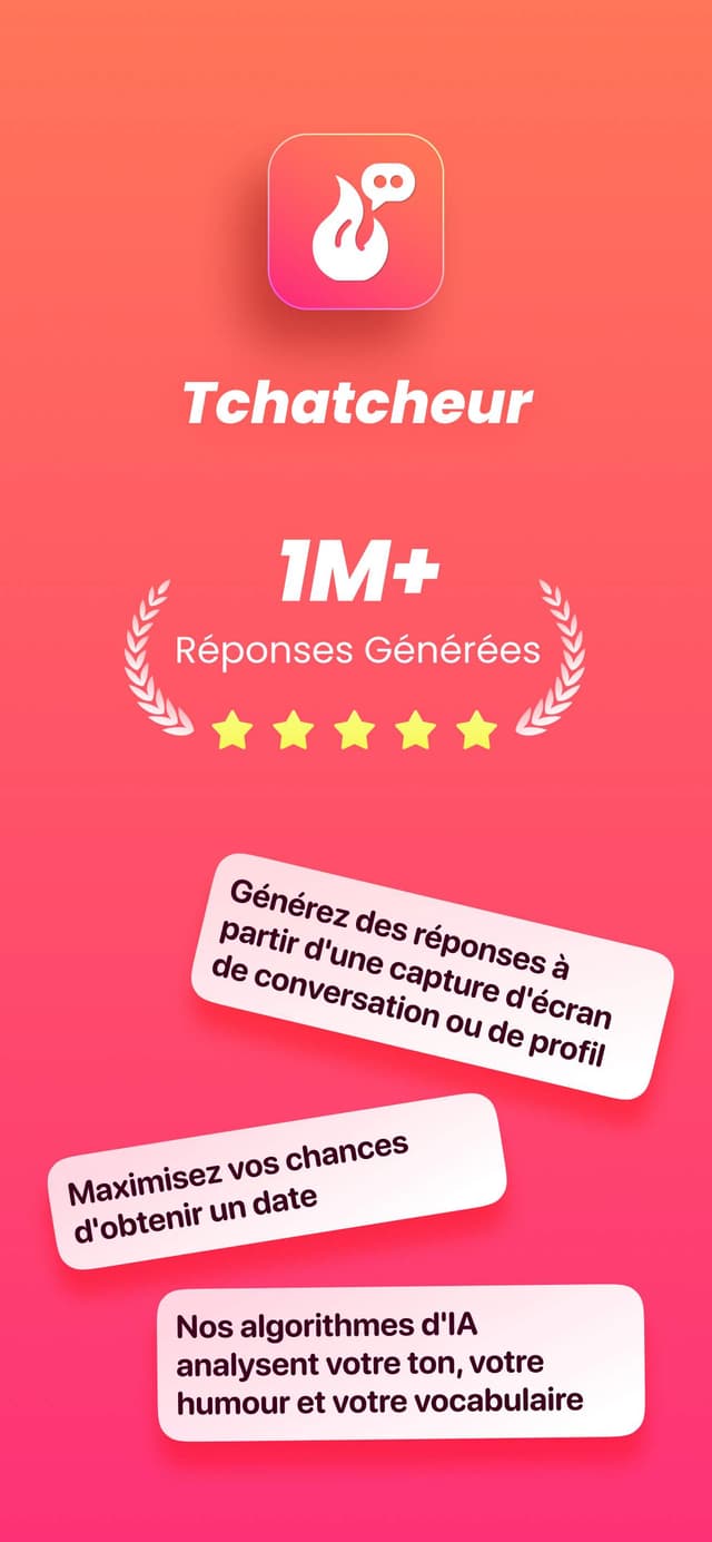 Rizz app - Tchatcheur Image of Rizz app - Tchatcheur