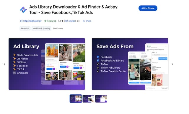 AI Ads Library - Ad Finder Image of AI Ads Library - Ad Finder