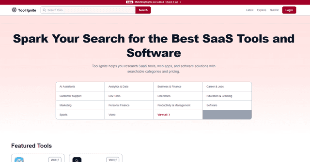 Tool Ignite Image of Tool Ignite