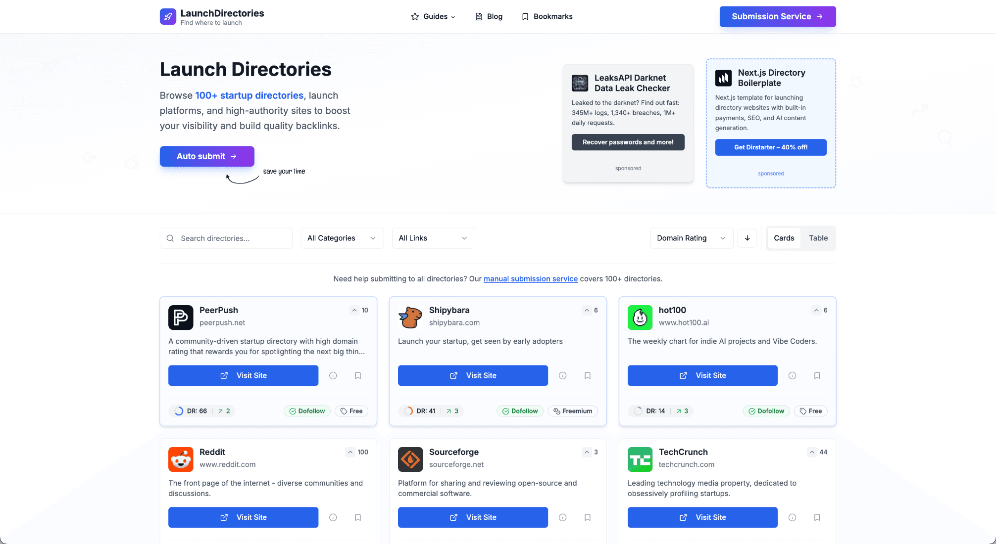 Image for LaunchDirectories.com Review (2025): The Ultimate Shortcut to Startup Directories, Backlinks & Product Hunt Alternatives