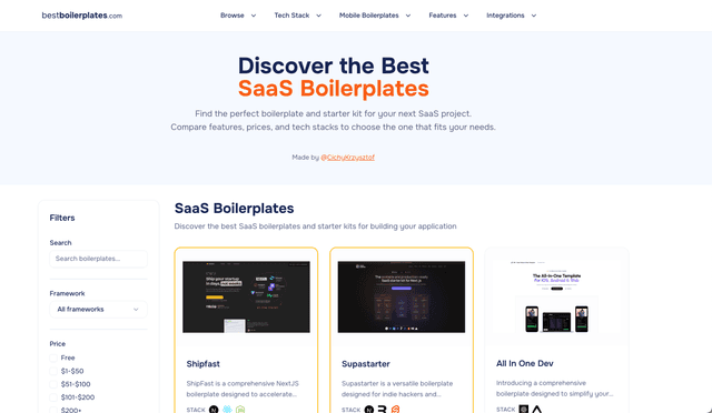 BestBoilerplates.com Image of BestBoilerplates.com