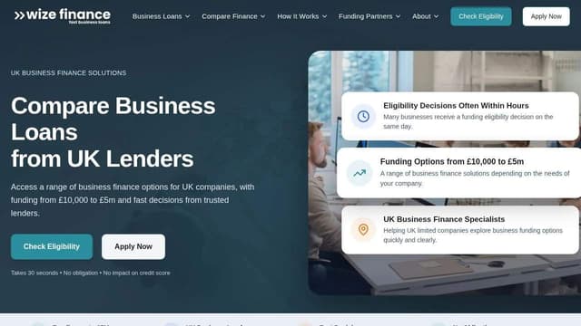 Wize Finance Eligibility Check Image of Wize Finance Eligibility Check