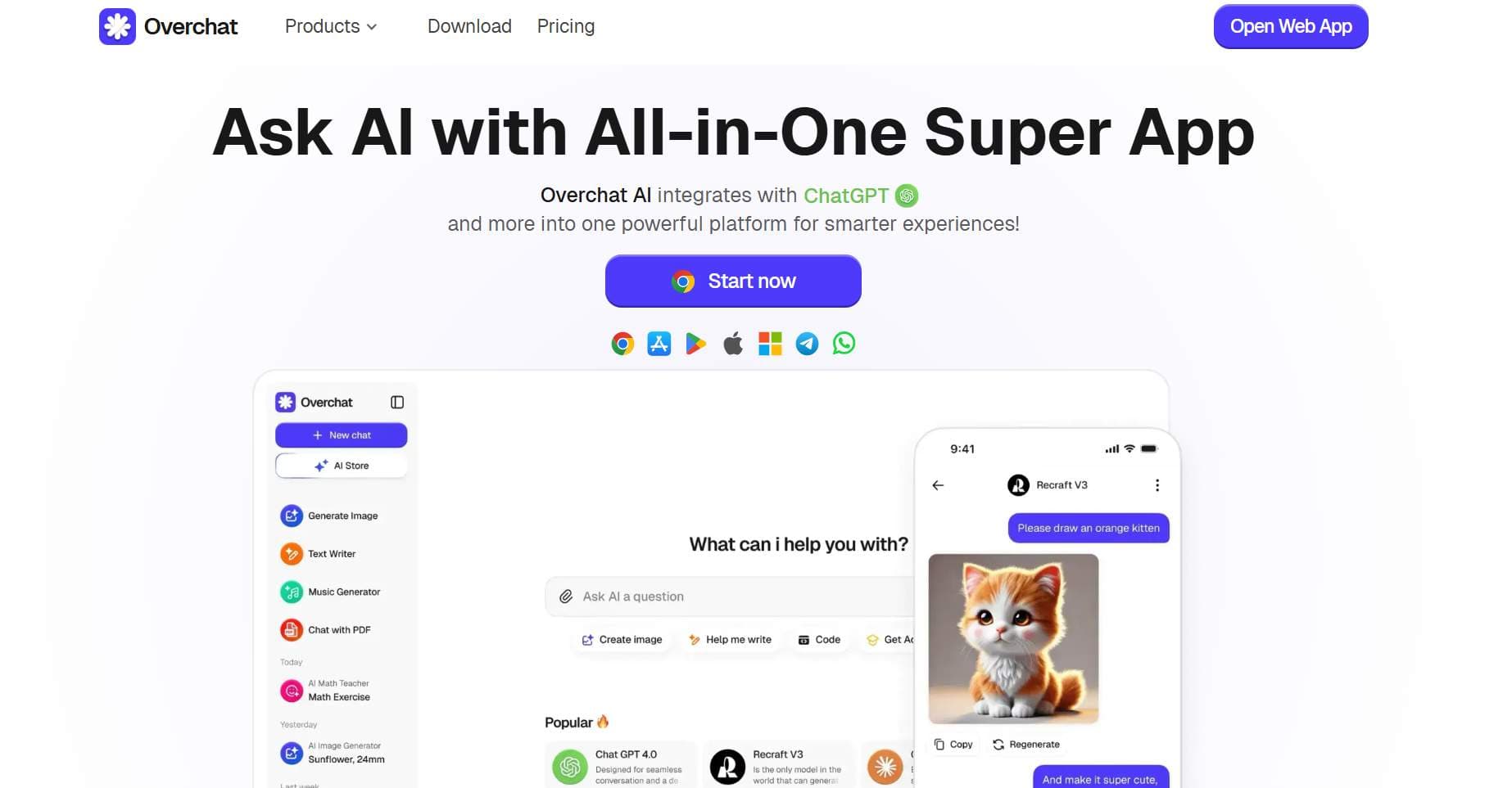 Image for Overchat AI