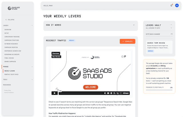 The SaaS Ads Studio Image of The SaaS Ads Studio