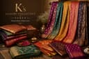 luxury organza sarees