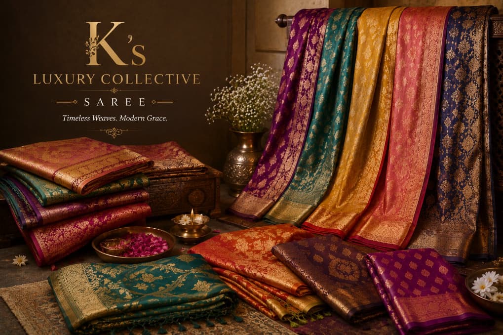 luxury organza sarees