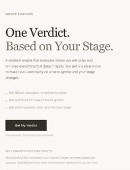 Image for MonetizeMyVibe