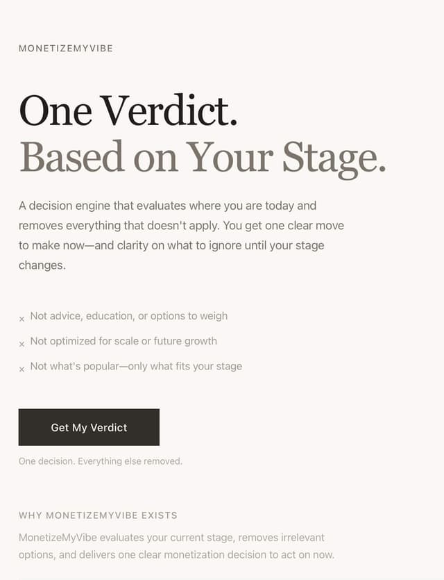 MonetizeMyVibe Image of MonetizeMyVibe