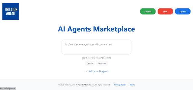 AI Agents Marketplace Image of AI Agents Marketplace