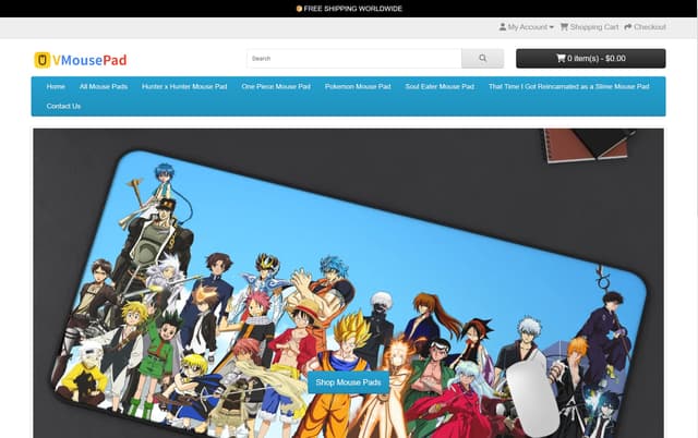 V Mouse Pad Image of V Mouse Pad