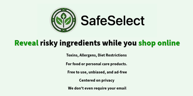 SafeSelect - Simple Safe Shopping. Keep toxic products out of your home Image of SafeSelect - Simple Safe Shopping. Keep toxic products out of your home
