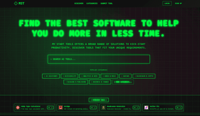 My Start Tools Image of My Start Tools