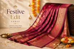 Image for festival saree online India
