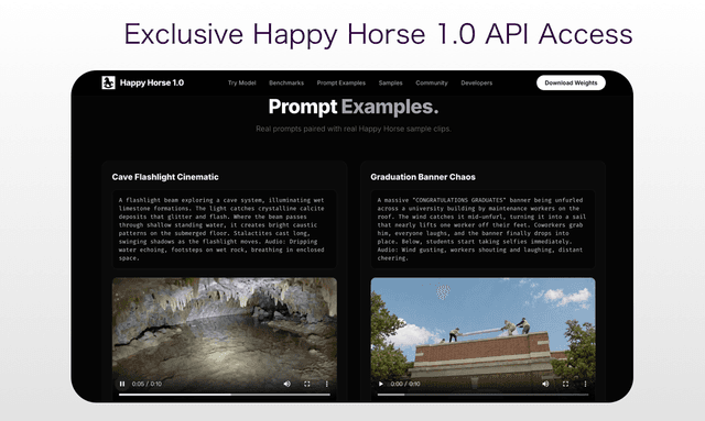 HappyHorse AI | #1 Open-Source Video Generator Image of HappyHorse AI | #1 Open-Source Video Generator