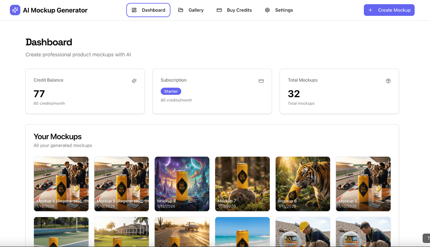 Image for AI Mockup Generator