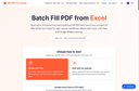 Fill PDF from Sheet