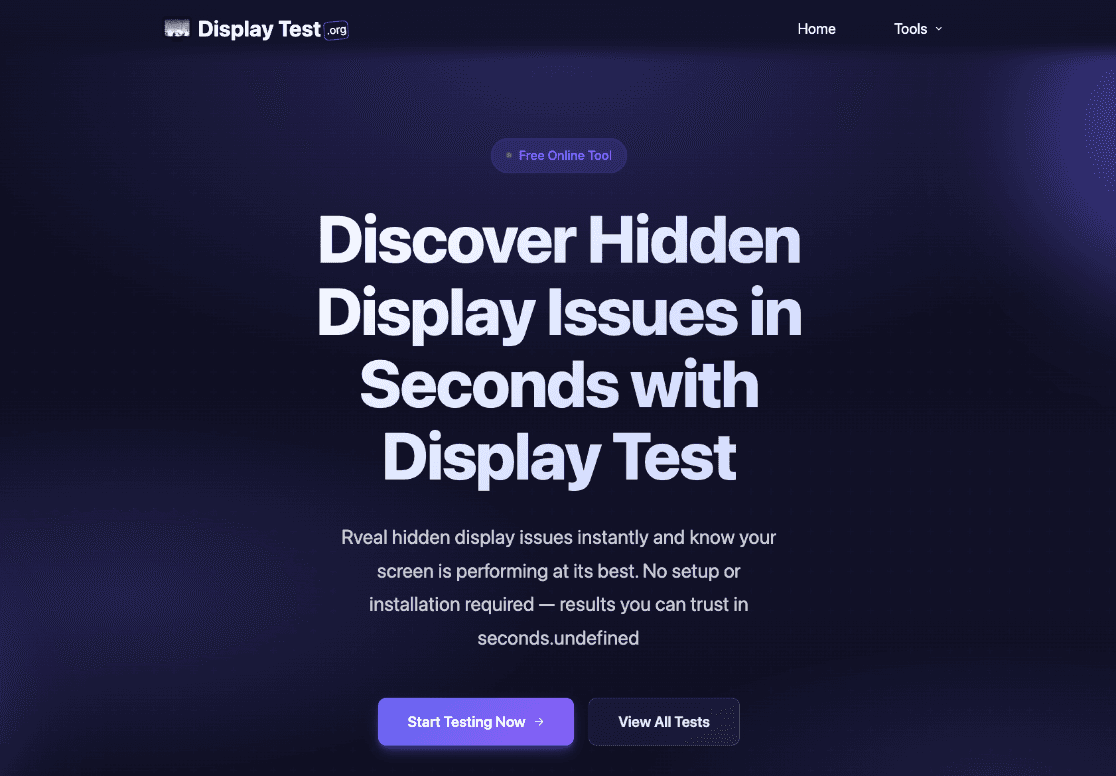 Image for displaytest.org