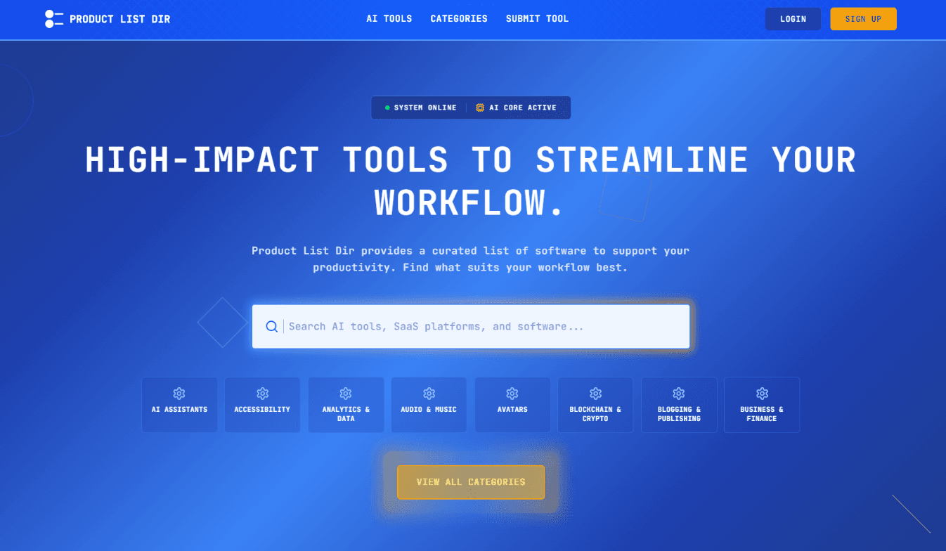 Image for Product List Dir