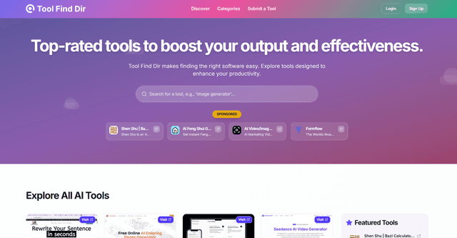 Tool Find Dir Image of Tool Find Dir