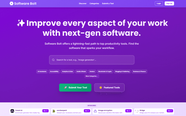 Software Bolt Image of Software Bolt