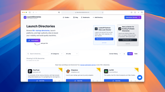 LaunchDirectories Image of LaunchDirectories