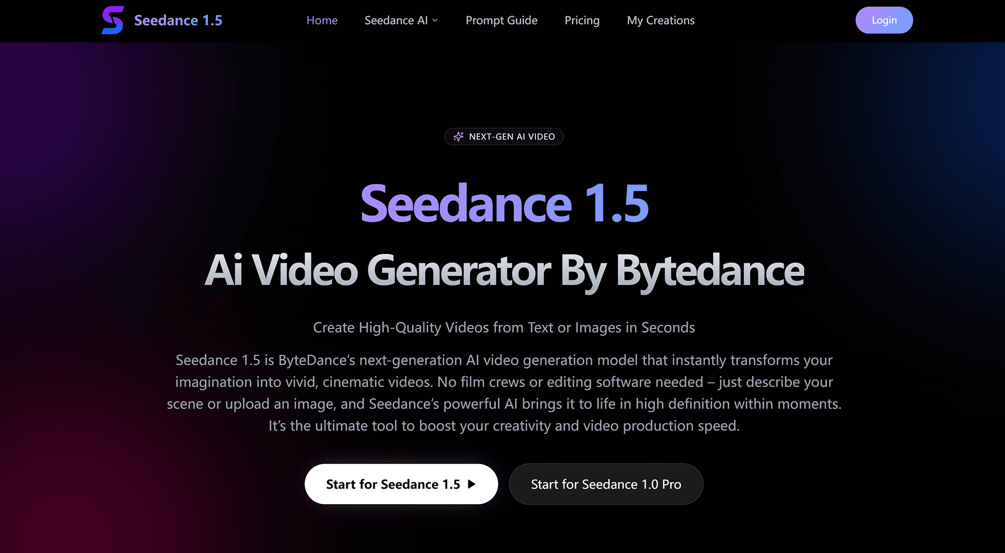 Seedance 1.5 AI Video