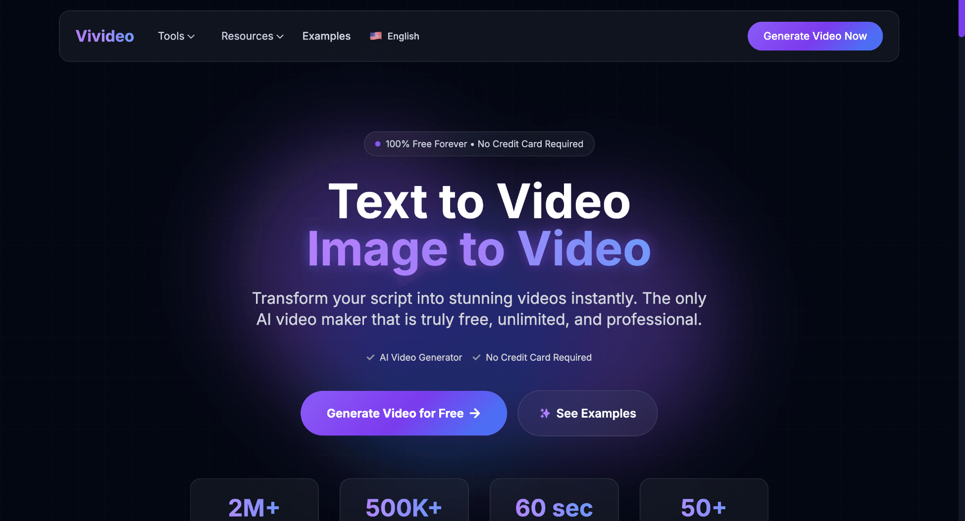 Image for Vivideo: AI Video Generator - Text to Video & Image to Video