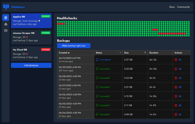 Databasus Image of Databasus