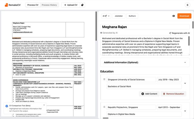 RemakeCV Image of RemakeCV