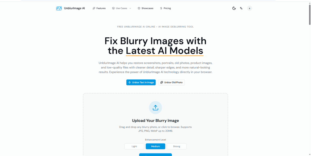UnblurImage AI