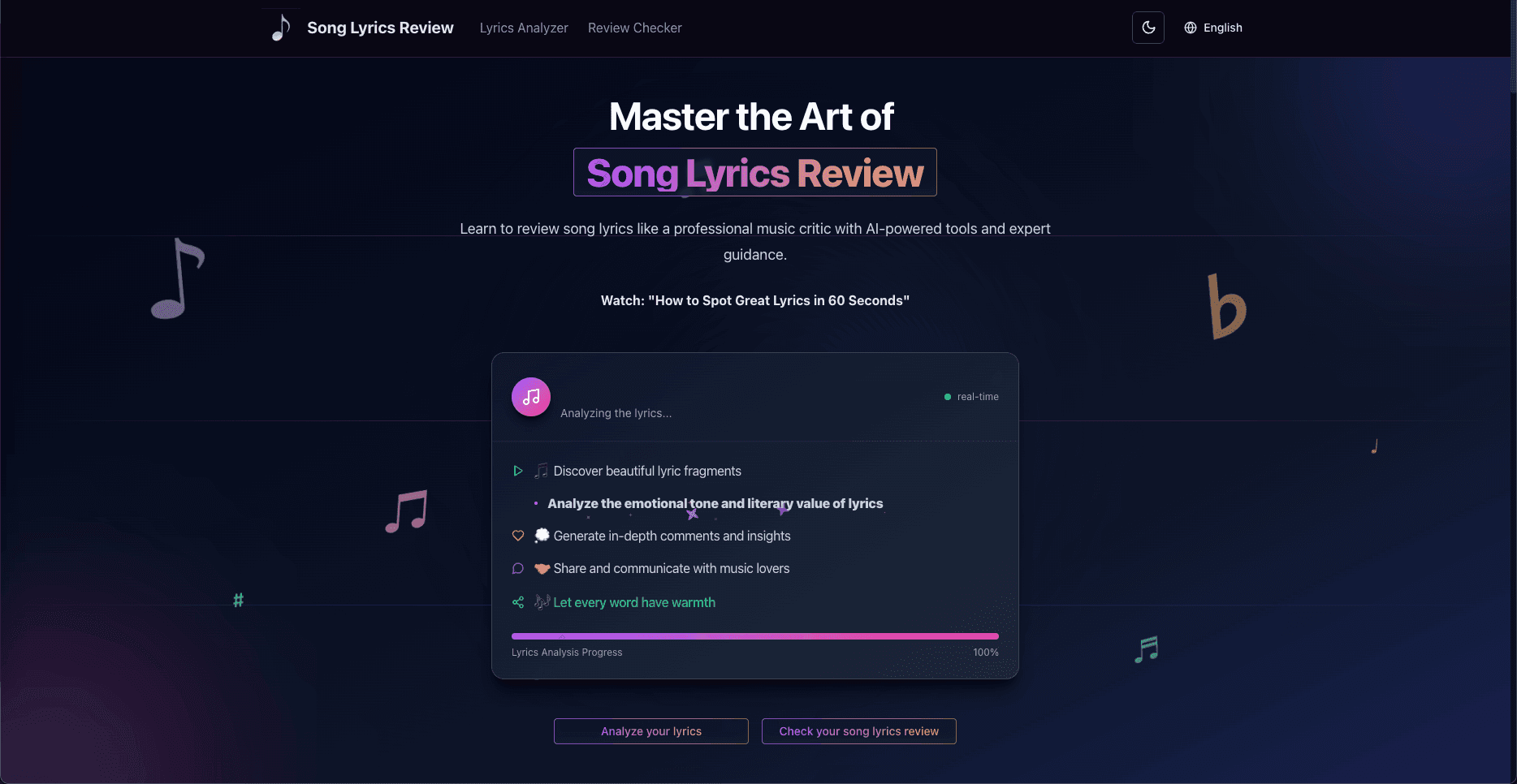 Song Lyrics Review