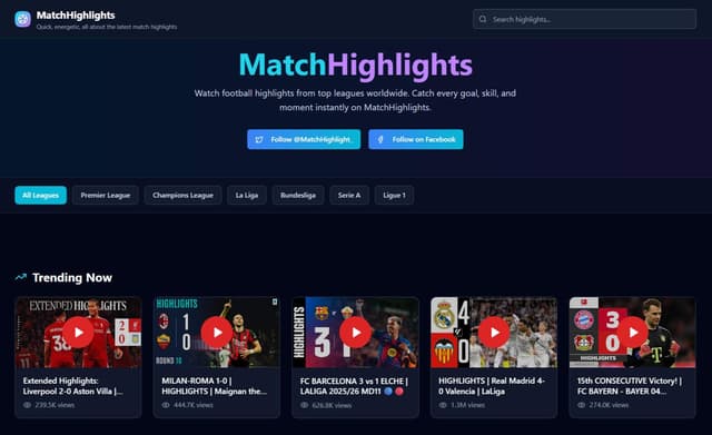 MatchHighlights Image of MatchHighlights