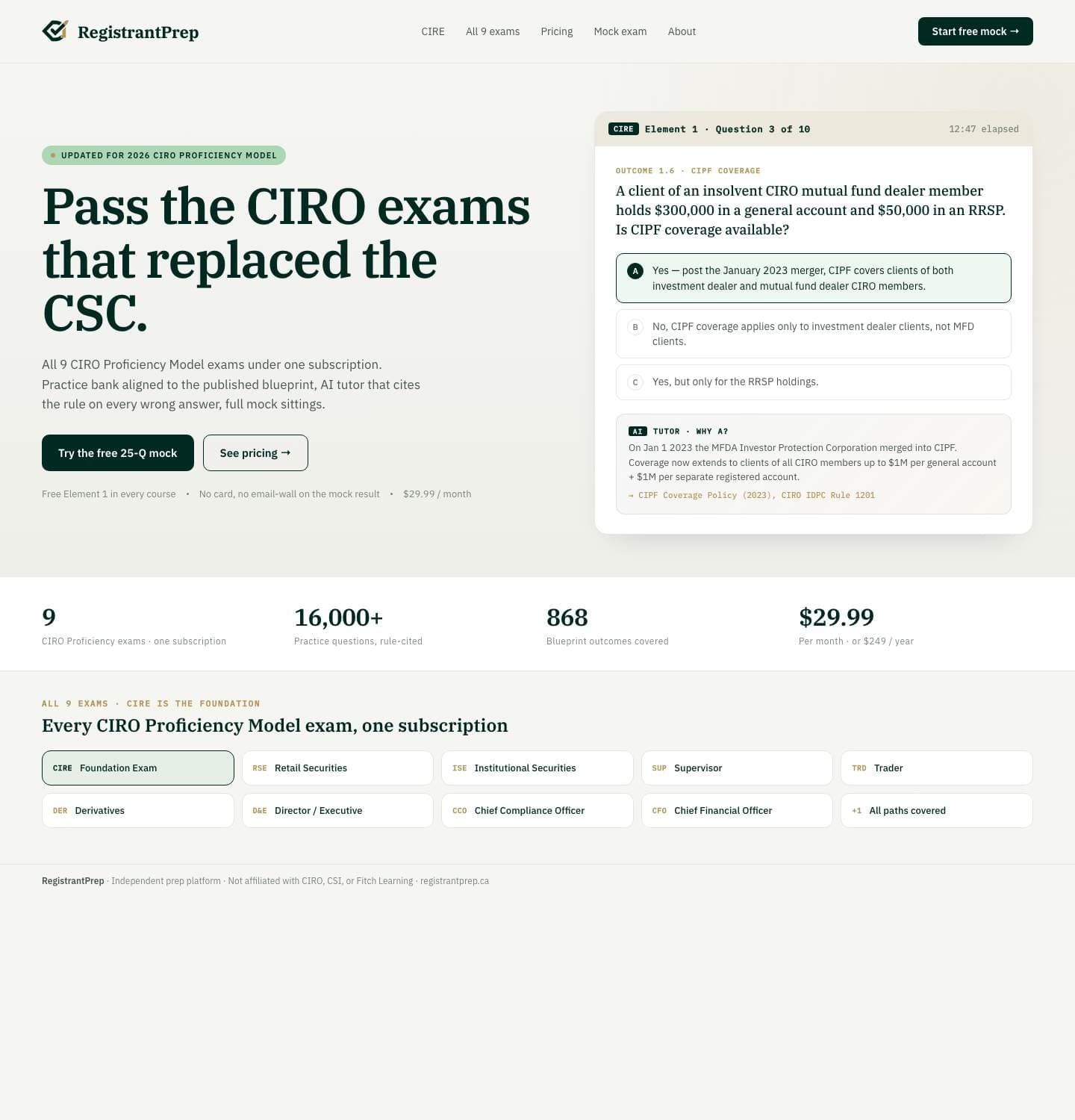 Image for Registrant Prep