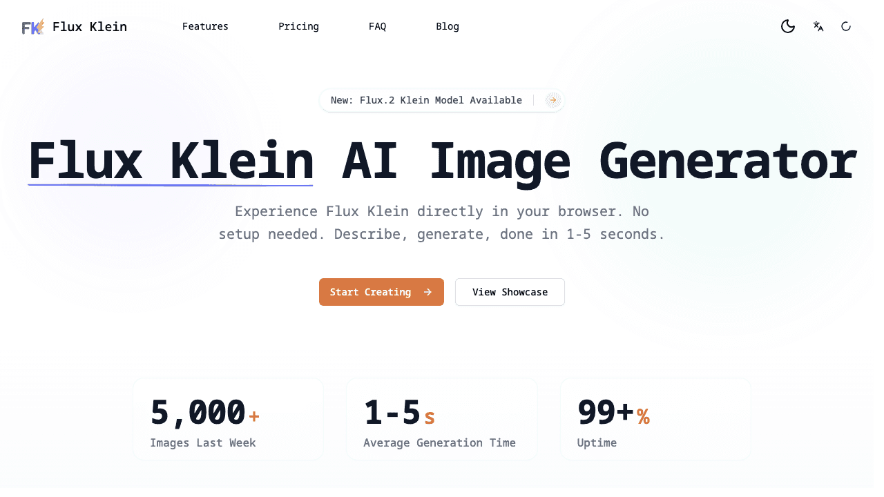 Flux Klein Free AI Image Generator