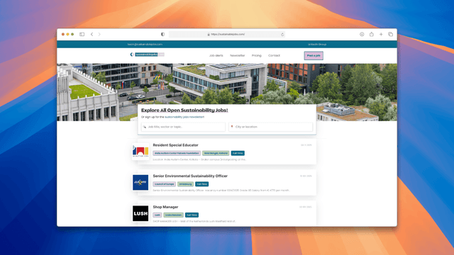 Sustainablejobs.com Image of Sustainablejobs.com