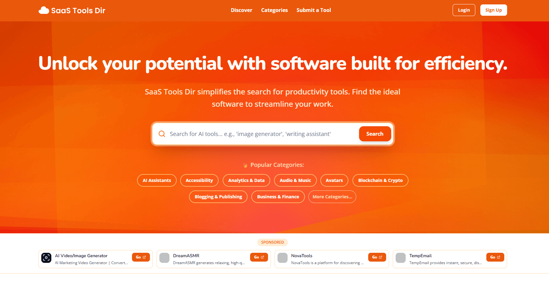 Image for SaaS Tools Dir