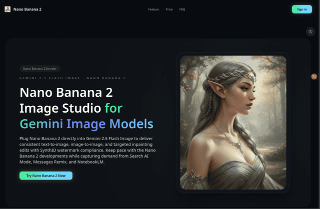 Nano Banana 2 Image Studio Image of Nano Banana 2 Image Studio