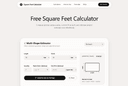 Square Feet Calculator