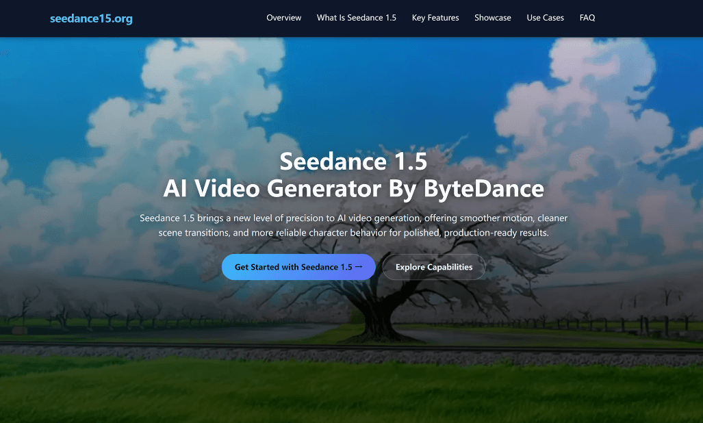 seedance 1.5 pro ai video generator