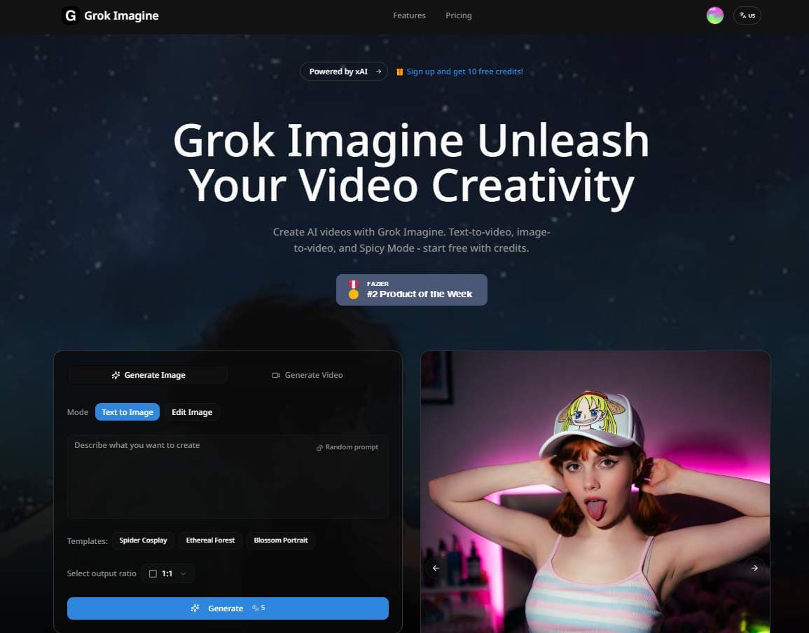 Image for Grok Imagine
